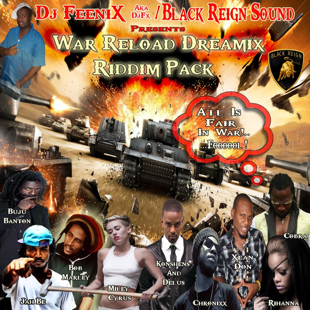 War ReLoaded Remix Riddim Pack (Full Front Cover)