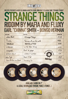 strange things riddim irie ites