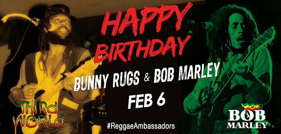 Bob Marley and bunny rugs birthday
