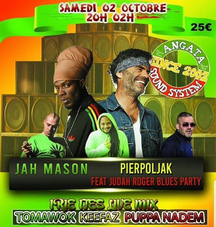 Oct. 2nd, 2021 – Jah Mason feat. Irie Ites & more (France)