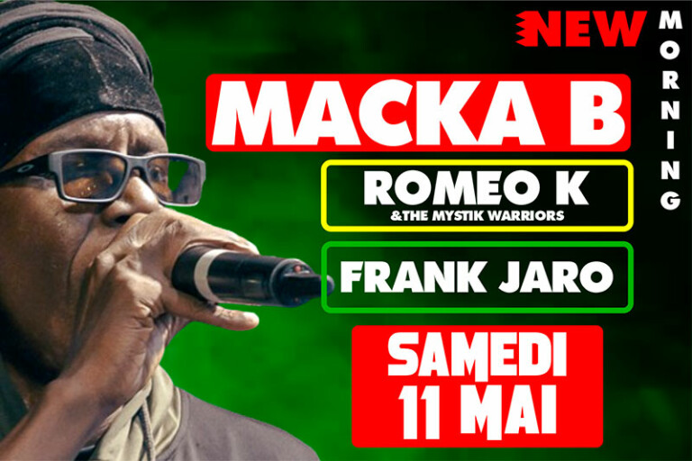 Ras Macka-B – May 11th, 2024 @ New Morning, Paris